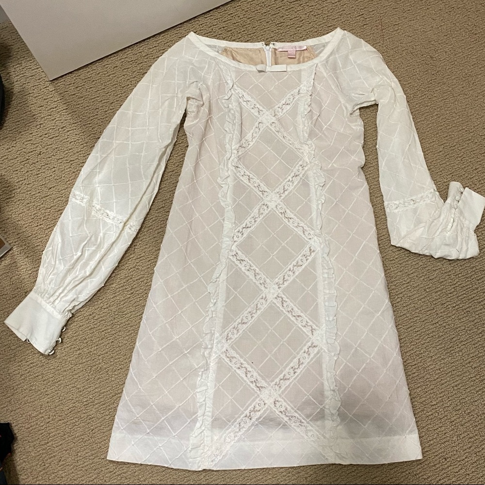 Beautiful Rebecca Taylor White lace dress